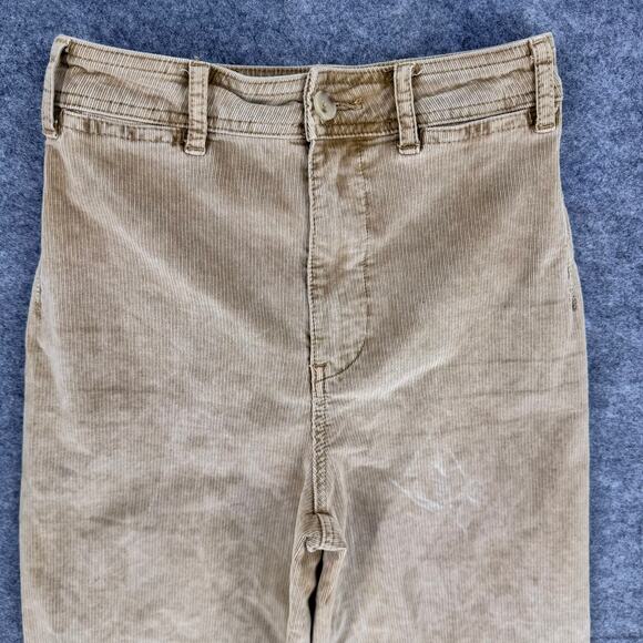 Free People Corduroy Pants Size 25 Tan - Picture 3 of 5